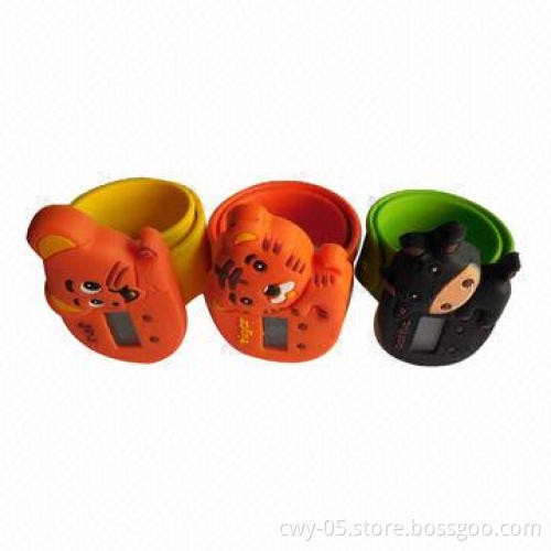 Animal styles silicone watches, various colors are available